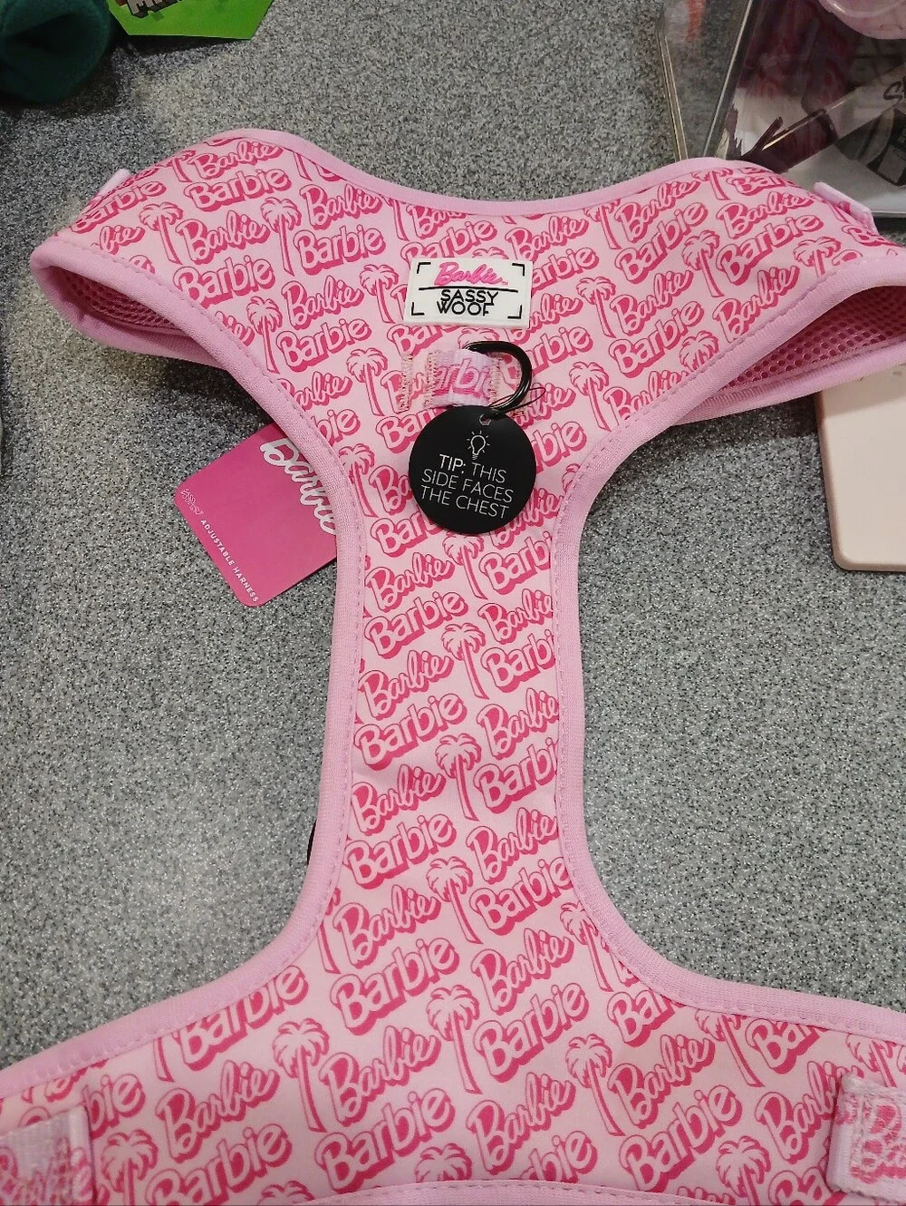Sassy Wolf Barbie Dog Harness